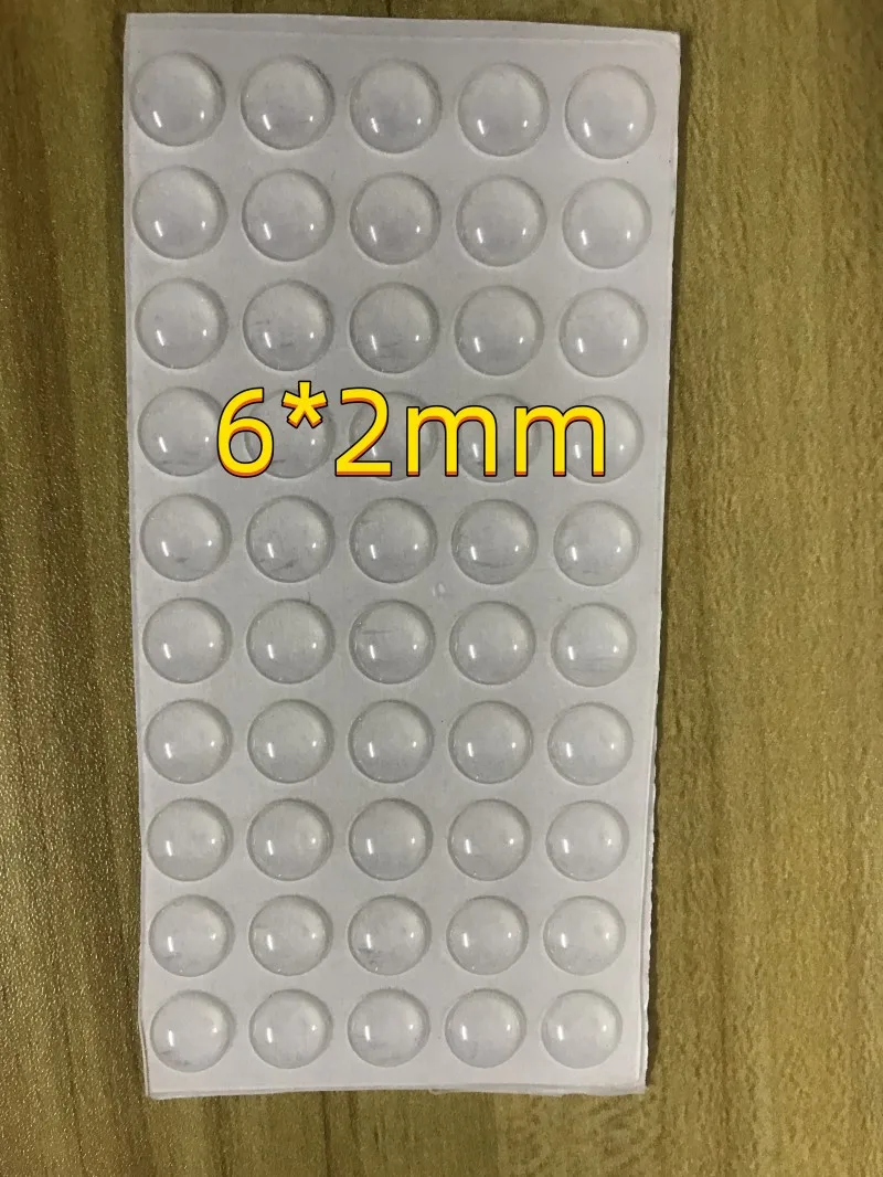 Selbstklebender Türstopper, transparente Gummi-Möbelpolster, mehrere Spezifikationen, Dämpfer, Puffer, Schrankstoßstangen, Silikonschutz: Ulme