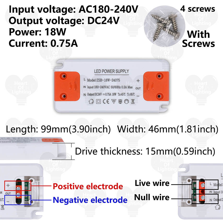 Transformador de iluminación ultrafino DC 12V 24V fuente de alimentación LED 12W 18W 24W 36W 60W 120W controlador 220V 230V 240V para luces de tira LED: Verde