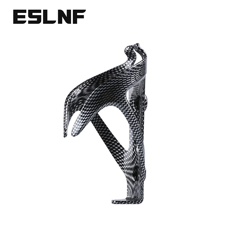 Portabotellas de fibra de carbono para bicicleta, soporte de plástico para botella de bicicleta de montaña y carretera, accesorios ligeros para montar