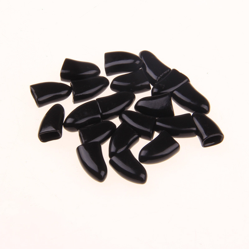 20 piezas perro tapones para uñas de gato suave de silicona Anti-cero pata de Protector de la cubierta del perro del garra aseo manicura gato perro de cuidado de uñas