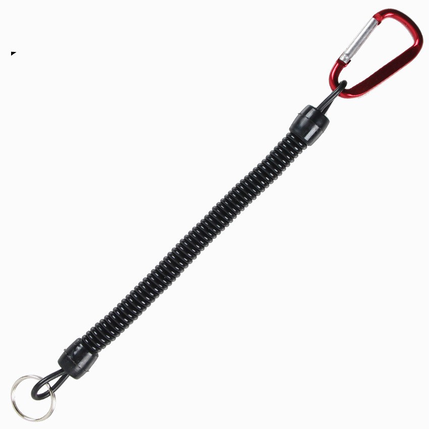 Cuerda de resorte antipérdida multifunción para submarinismo, accesorios de pesca submarina, cuerda de seguridad para antorcha de cámara subacuática: Red