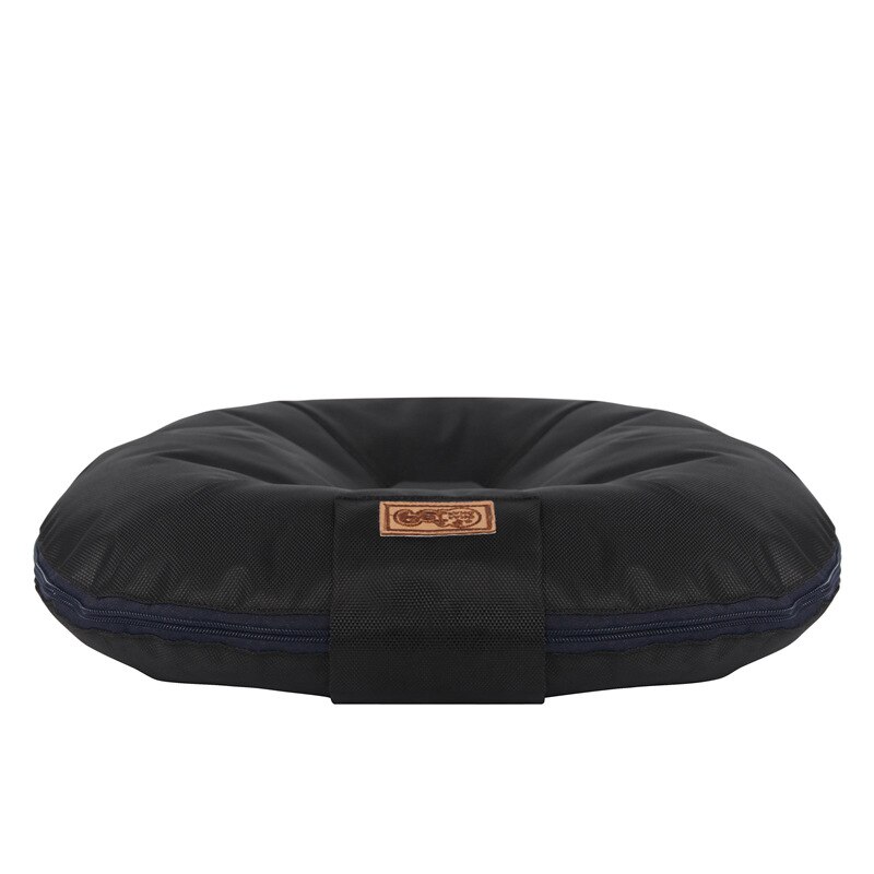 S/m/l/xl/xxl medium og stor hundekennel kæledyrsseng hus varm blød rede hvalpe kennelsofa kat hus kat sovepose seng: Sort / L 90 x 80 x 10cm