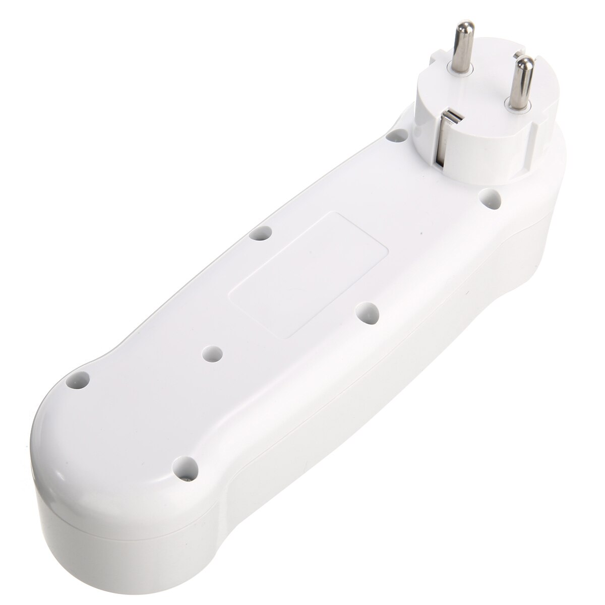 250V 16A EU Plug European Electric Adapter Multiple Outlet Extension Socket Home Electronics Charging White 3-way Plug