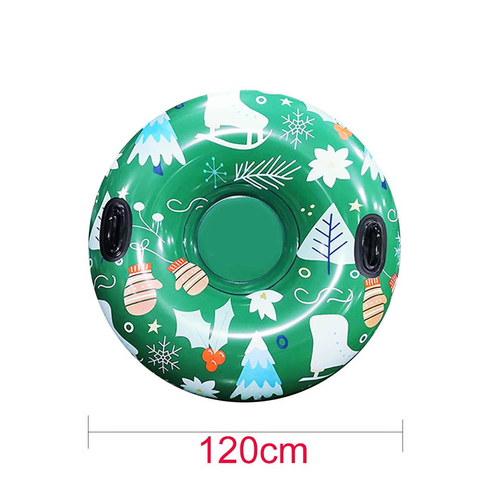 Schnee Rohr Für Winter Aufblasbare Schwebte Skifahren Ring Mit Griff Pvc Schnee Schlitten Reifen Rohr Kind Ski Pad draussen Sport zubehör