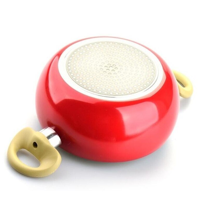 20Cm Keuken Soeppan Fruit Pan Non-stick Aluminium Saus Pan Boiler Tomaat Vorm Geen Dampen Huishoudelijke Koken gereedschap Keukengerei