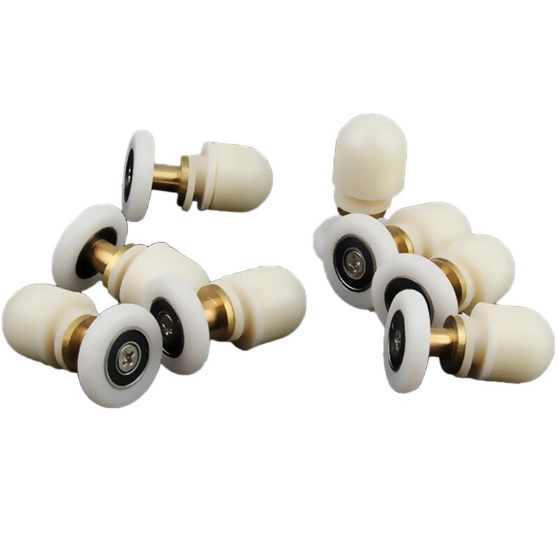 8 Stuks 2M Deur Roller Thuis Bottom Top Douche Deur Roller/Runner/Wiel Vervanging Douche enkel Wiel