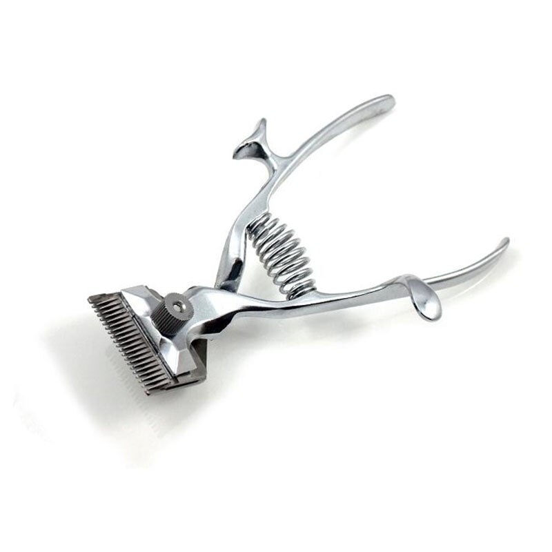 Old-Fashioned Manual Clippers Haircut Hand Fader Trimmer Pusher Scissors No Noise No Electric Need