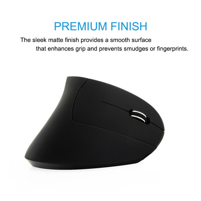 CHYI Ergonomische Vertikale Maus kabellos 1600DPI Optische Computer Mause Gamer 5D LED Spielen Mäbenutzen Mit Maus Pad Bausatz Für Laptop PC