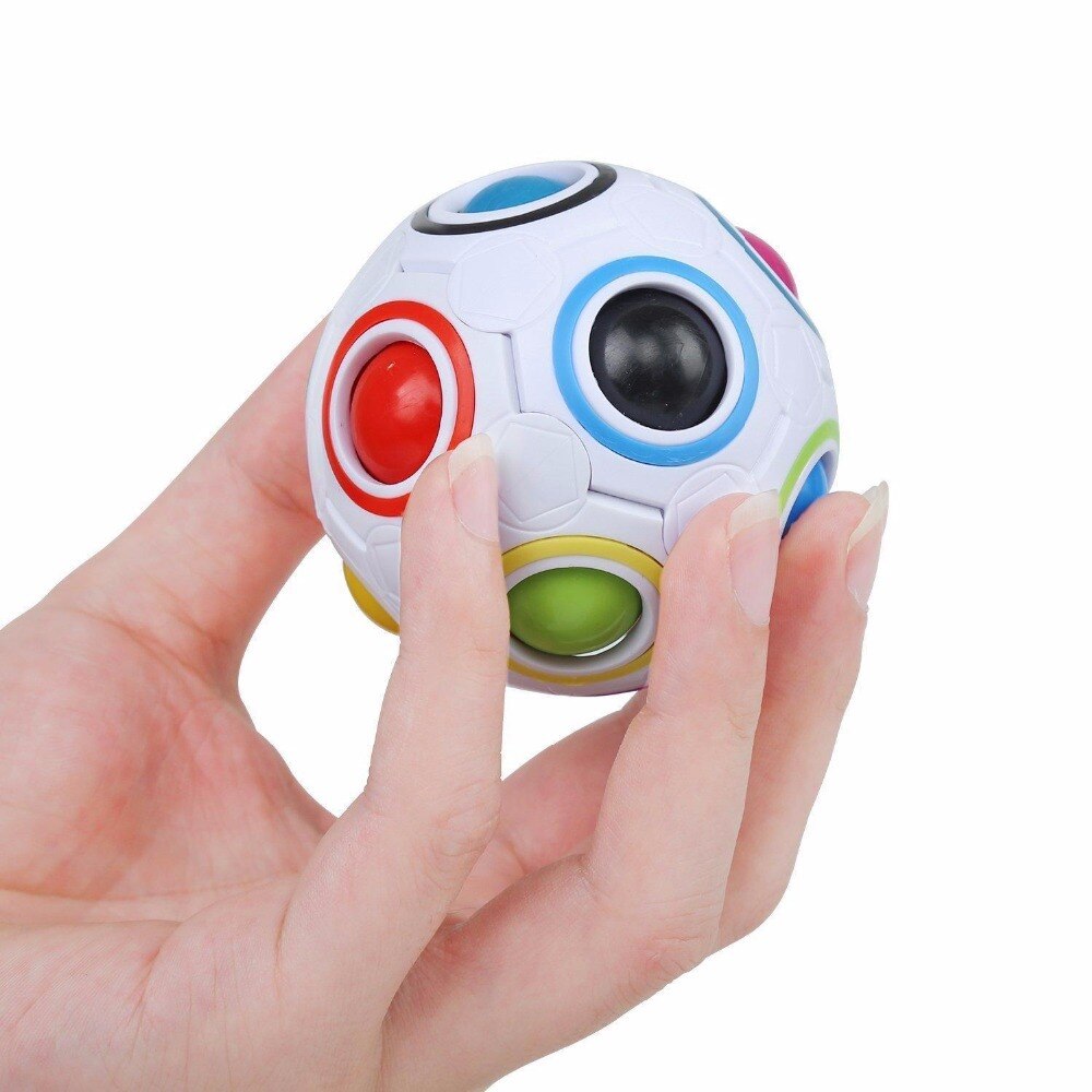 Magic Rainbow Ball Cube 3d Puzzel Spel Speelgoed voor Kinderen en Volwassenen
