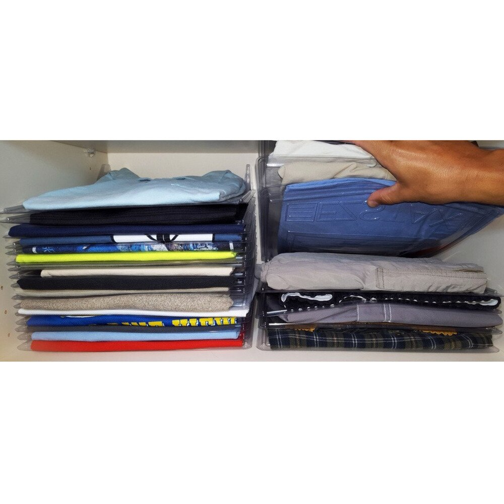 T-shirt Kleding Organizer Closet Storage Reizen Kleding Organisatie Systeem Tshirt Folding Board Thuis Noodzaak Organizer