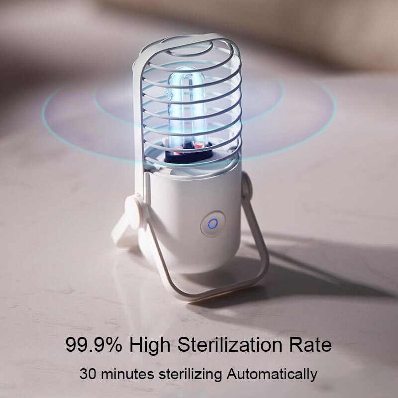 Portable Cordless UVC Lamp Germicidal Ultraviolet Sterilizer 700mAh USB Rechargeable Home Traveling Ozone Generator Disinfection