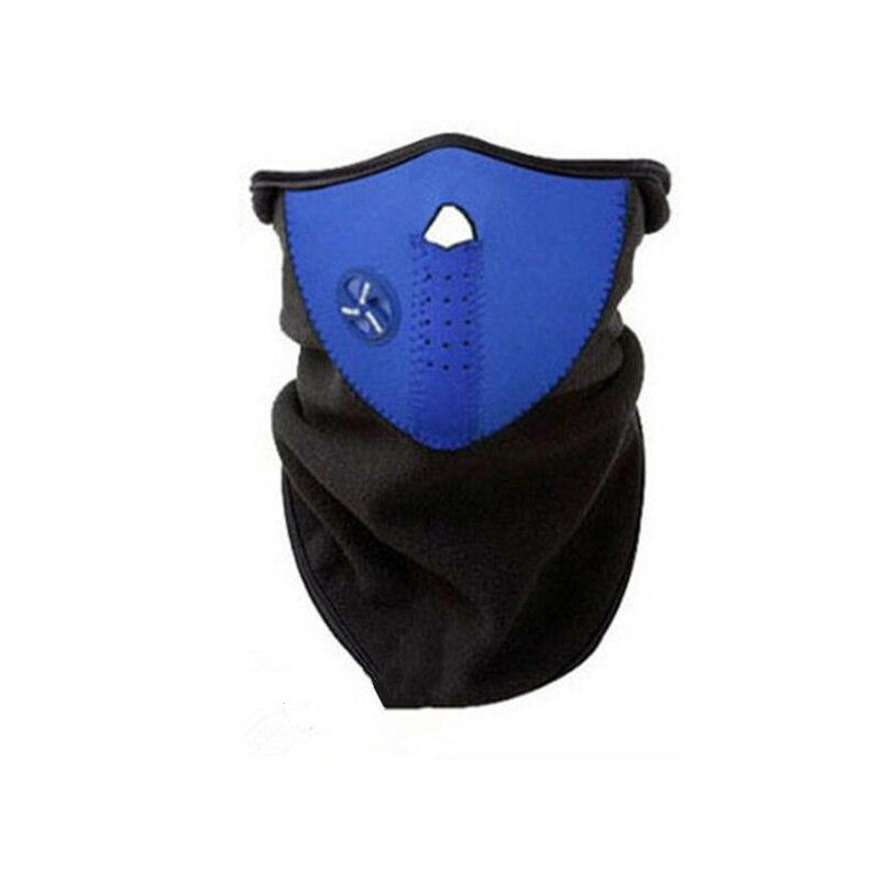 Ckahsbi Warm Fleece Fiets Half Gezichtsmasker Cover Gezicht Kap Bescherming Fietsen Ski Sport Outdoor Winter Neck Guard Sjaal Warm masker