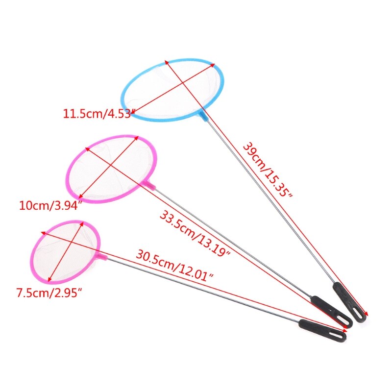 Fishing Tank Net Plastic Round Thick Fish Shrimp Capture For Aquarium Shop Tools W215