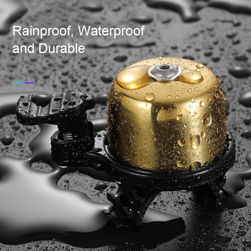 Accesorios ligeros y prácticos para ciclismo, claxon de cobre, alarma de tono fuerte para manillar de bicicleta de montaña para adultos y niños