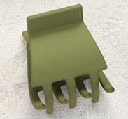 Horquillas acrílicas geométricas pequeñas que combinan con todo para mujer y niña, pasadores para el pelo, accesorios para el cabello, 2022: Verde militar