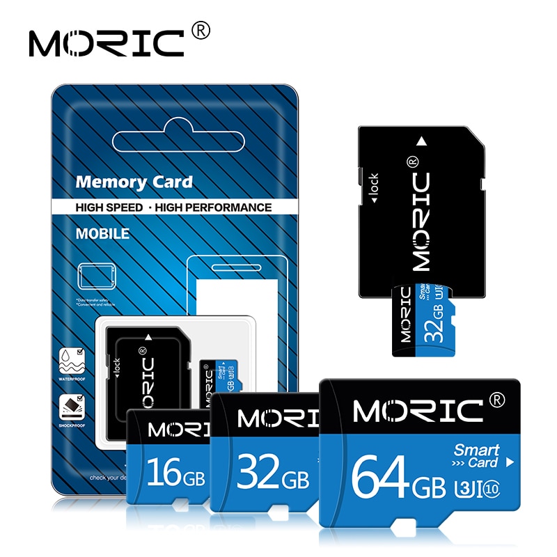 Carte mémoire Moric Micro SD 256GB 128GB 64GB carte mémoire 32GB 16G 8G haute vitesse Class10 SD/TF carte Flash pour SmartPhone/tablette/PC