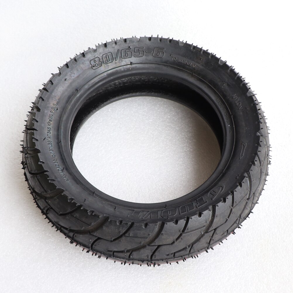 Tubo interior de neumático para patinete eléctrico, accesorio de neumático de carretera endurecido y ensanchado, para V Mart de 10 pulgadas, 80/65-6 (10x3,0-6): only out tyre