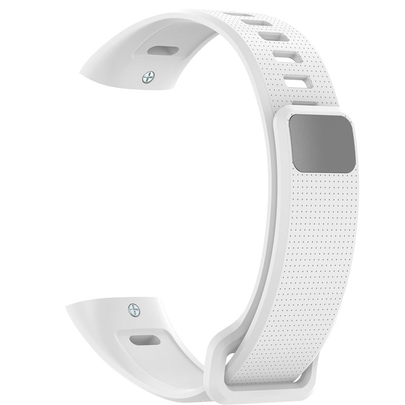 Correa de silicona suave para reloj Huawei Band 2/Band 2 Pro/ERS-B19/ERS-B29, correa de repuesto ajustable: Black Yellow