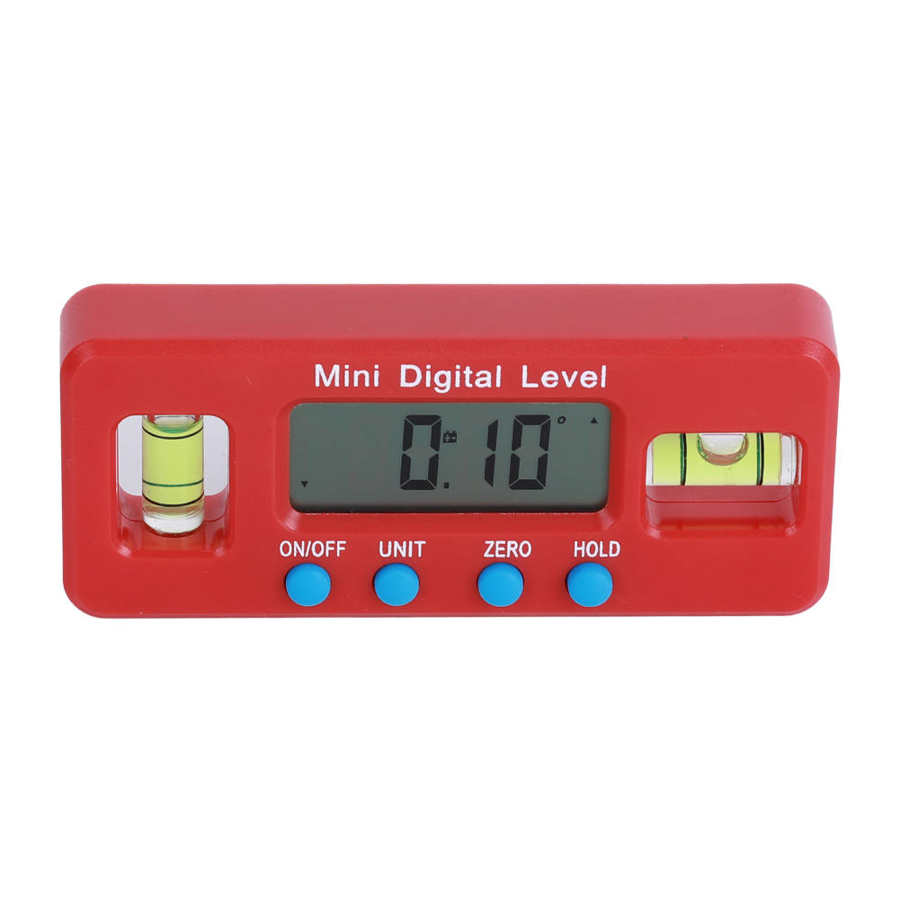 0-100mm Electronic Digital Level Gauge Measuring Tool Curved Flat Surface Magnetic Level Meter Test Ruler