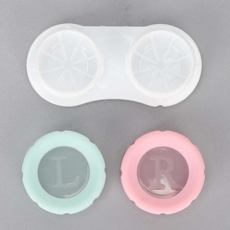 Contact Lens Box Contact Lens Container Durable Outer Box Mini Double Box Lovely for Daily Use for Girls