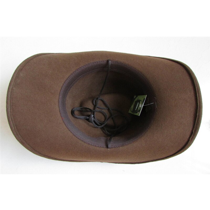 Uld cowboy vestlige hatte til mænd vestlige sombrero de hombre cappello uomo cowgirl land vild vest ko dreng hatte