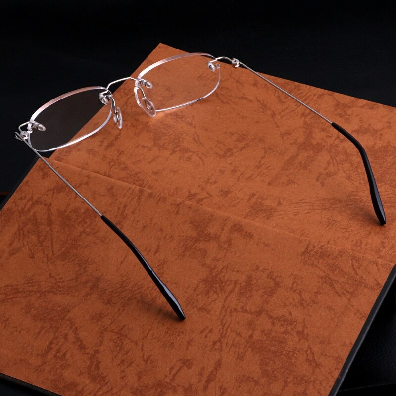 Vrouwen Mannen Metalen Randloze Leesbril Brillen Lezers + 1 + 2 + 3 + 4