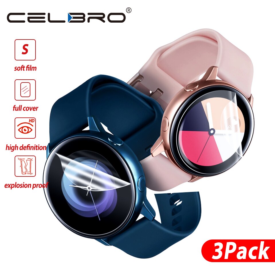 Clear Hydrogel Film for Samsung Galaxy Watch Active 2 Screen Protector 44mm 40mm Smartwatch for Samsung Smart Watch 2 1 Pelicula