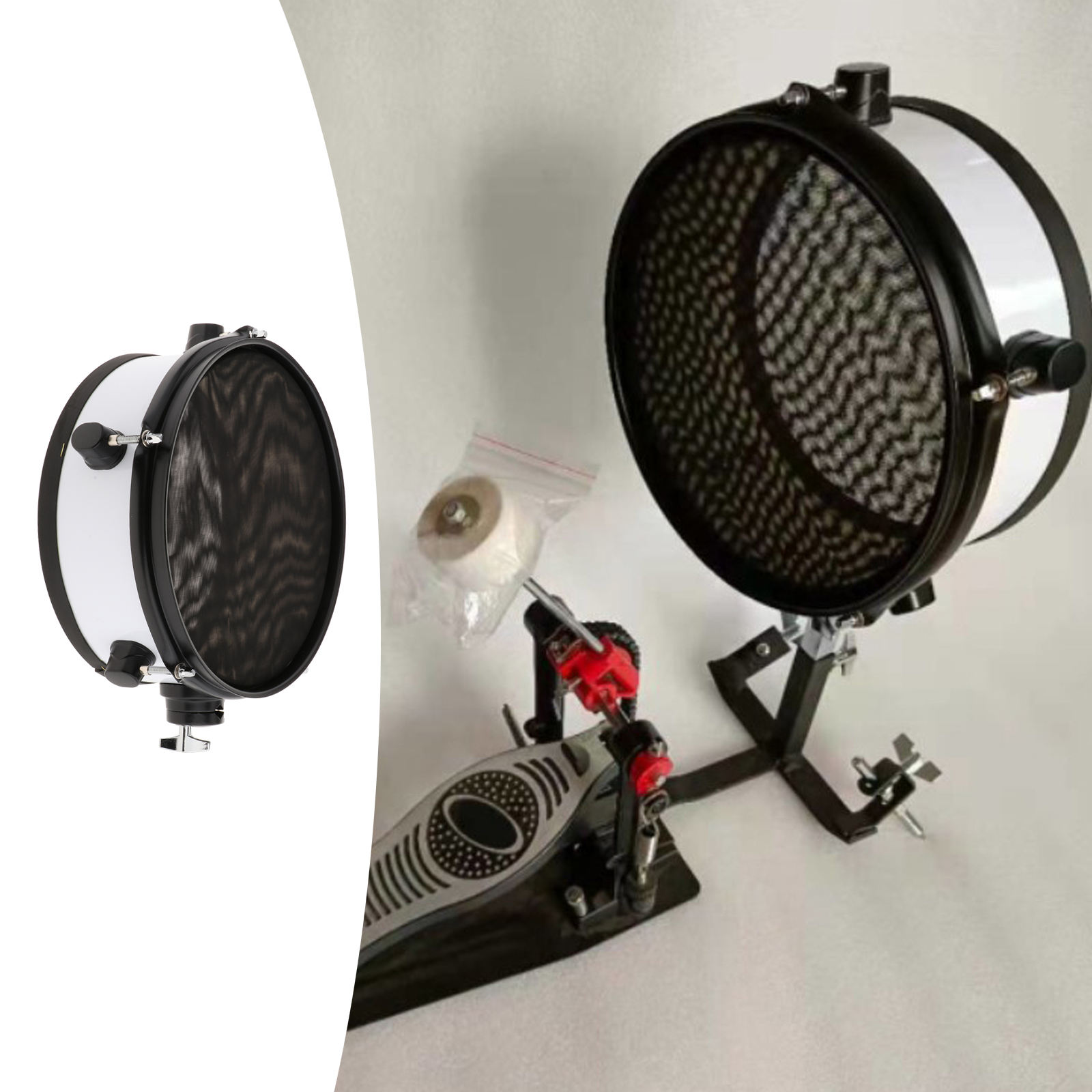 Silent Practice Drums Single Drum Practice Dumb Drum for Home