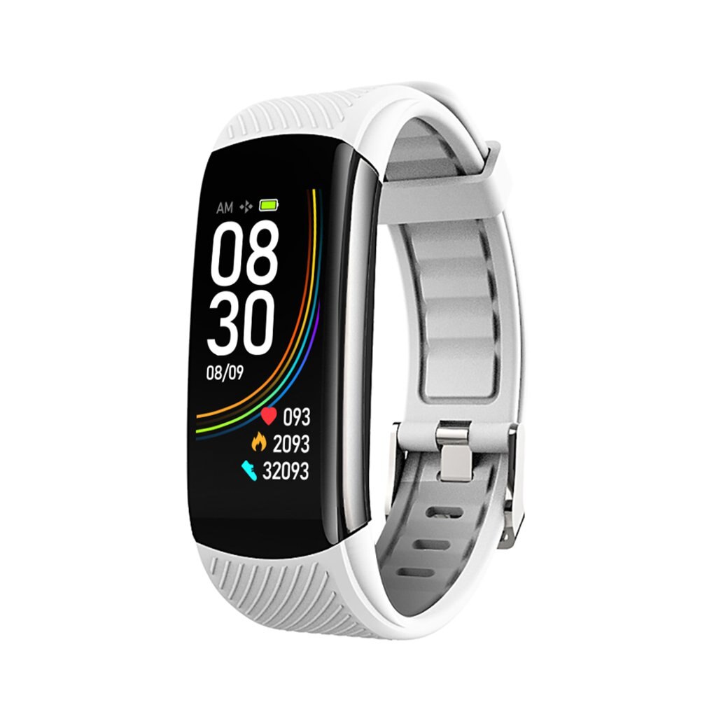C6T Body Temperature Bracelet Watch Information Push Sleep Exercise Step Waterproof Sports Smart Bracelet Thermometer Bracelet: 3