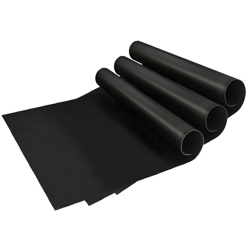 1pc 0.2mm Teflon Fiber BBQ Mat Reusable Non-Stick BBQ Grill Mat Sheet Plate Portable Foil BBQ Liner BBQ Accessories