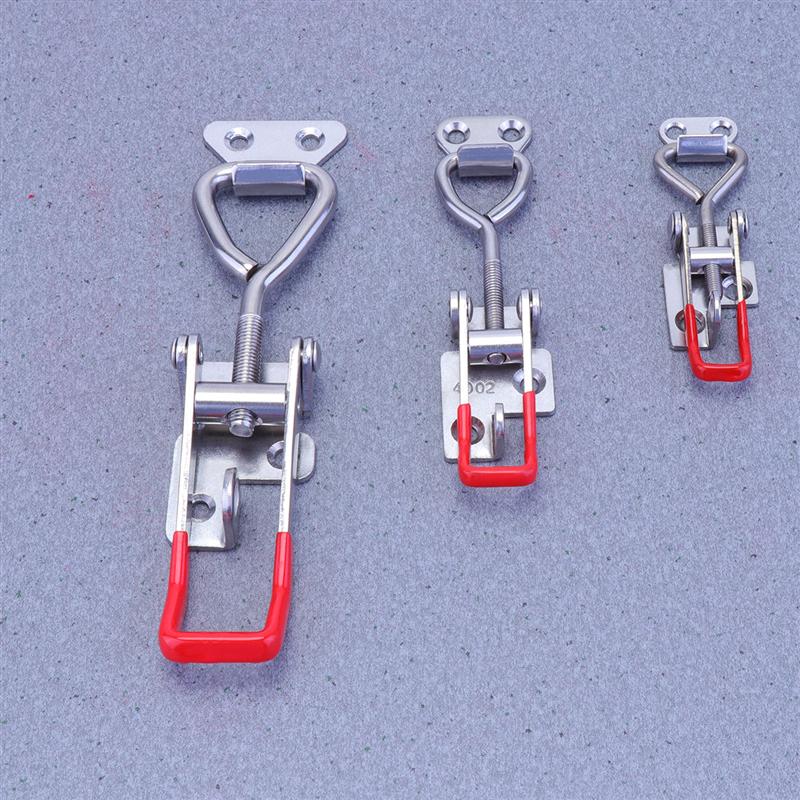 6 Pcs/3 pcs 4001 4002 4003 Effen Toggle Klink Klem Metalen Verstelbare Deur Kabinet Box Case Toggle Klink zware Hand Tool