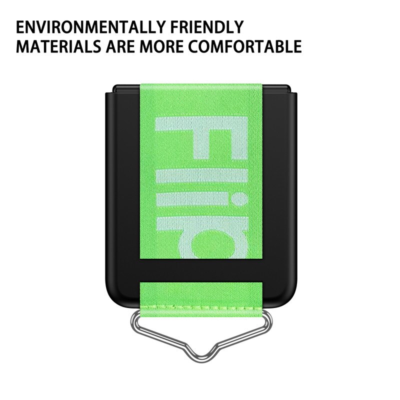 Case for Samsung Galaxy Z Flip 3 5G Zflip3 Hand Strap Phone Case Silicone Shockproof Protective Cover with Ring for Z Flip3 Z3
