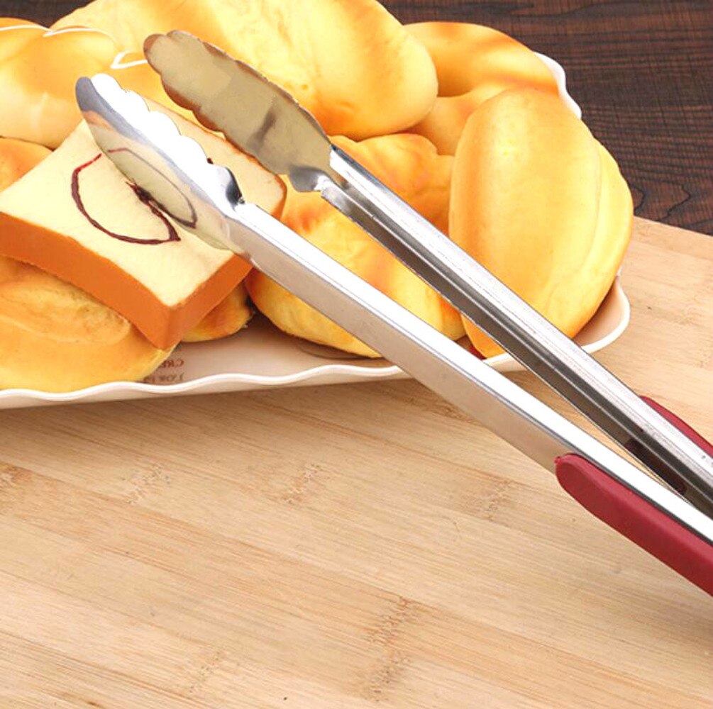 Grill Werkzeug Lebensmittel Clip Anti-verbrühungen Edelstahl Grill Zange Zeug Rotisserie BBQ Tool Home Küche Liefert