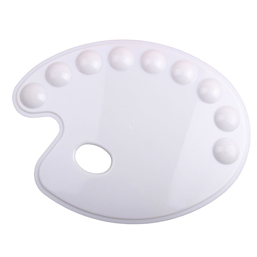 18 Watercolor Plastic Oil Painting Tray Mixing Palette Artist Acrylic Oil Drawing Supply: 4