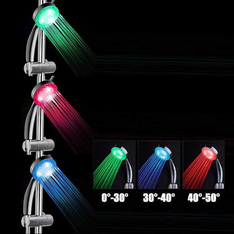 3/7 Color Changing LED Anion Spa Shower Head Tempe... – Vicedeal