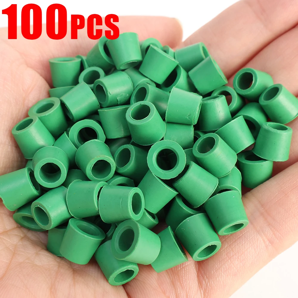 200-50Stck Gummi Dichtung Klimaanlage 1/4'' Ladung Schlauch Ventil Dichtung Verteiler Reparatur Dichtung Bausatz Ersatz Auto zubehör: Orange