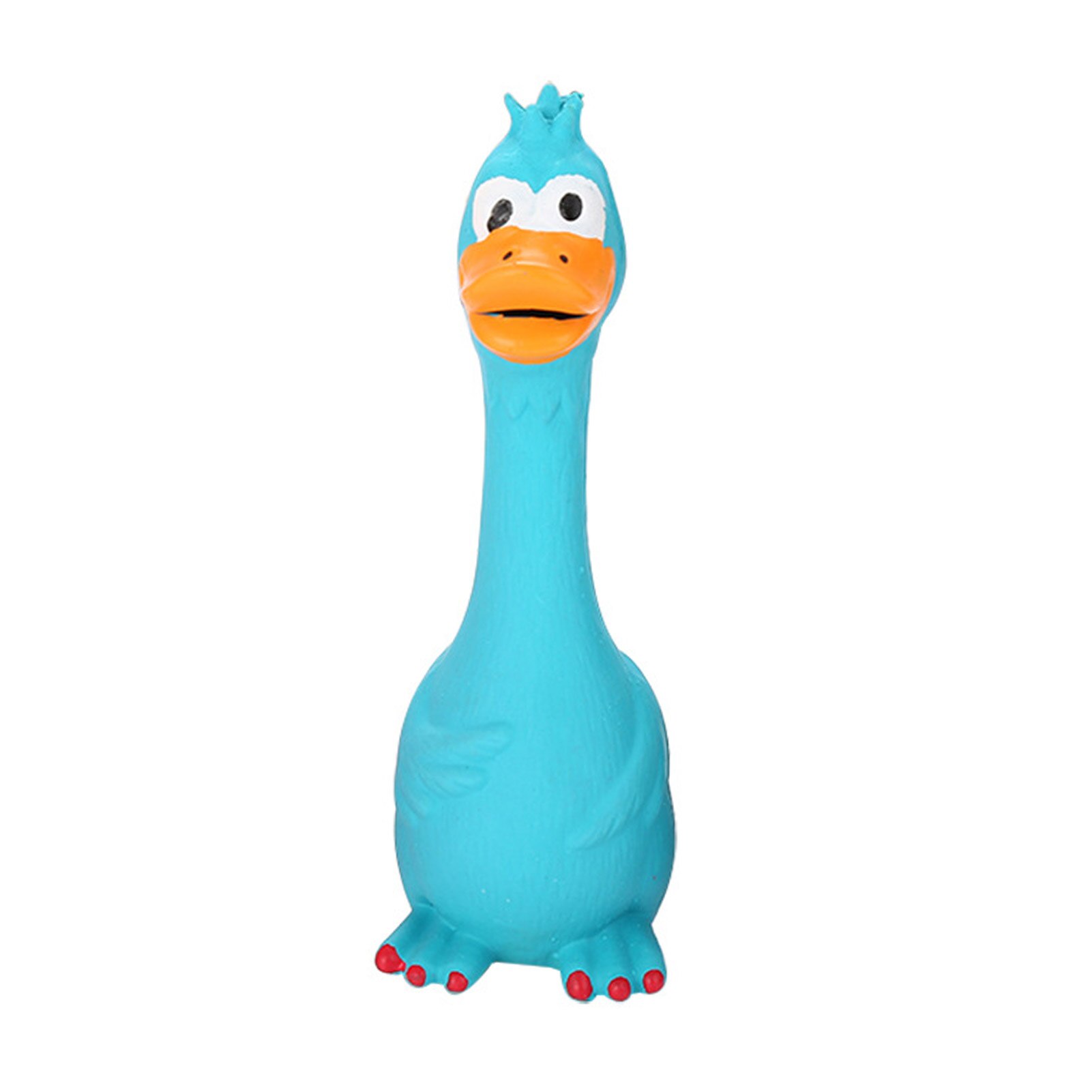 Newest Screaming Chicken Pets Dog Cats Toys Squeeze Squeaky Sound Funny Toy Safety Rubber For Dogs Molar Chew Toys: Blue