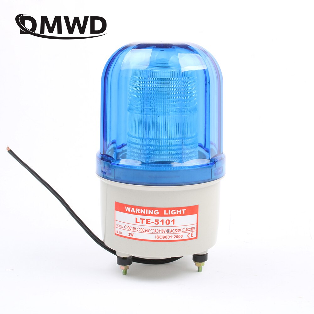 Dmwd  ac220v lte -5101 indikator industriell ledet revolverende strobe advarselsindikator indikatorlampe med lyd