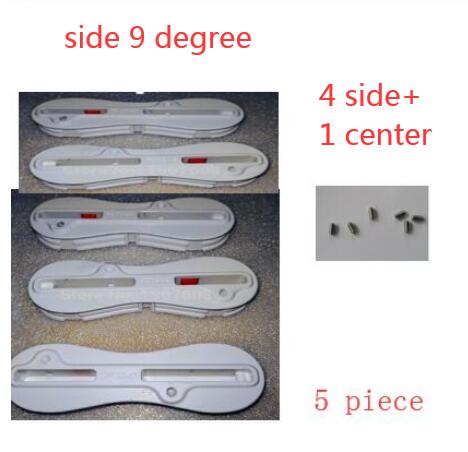 FCS II Surf Fin Plugs Surf Fin Box FCS 2 Fusion Fin Plug with screws 0 5 9 degree Surf Accessory: 5PCS white 9 degree