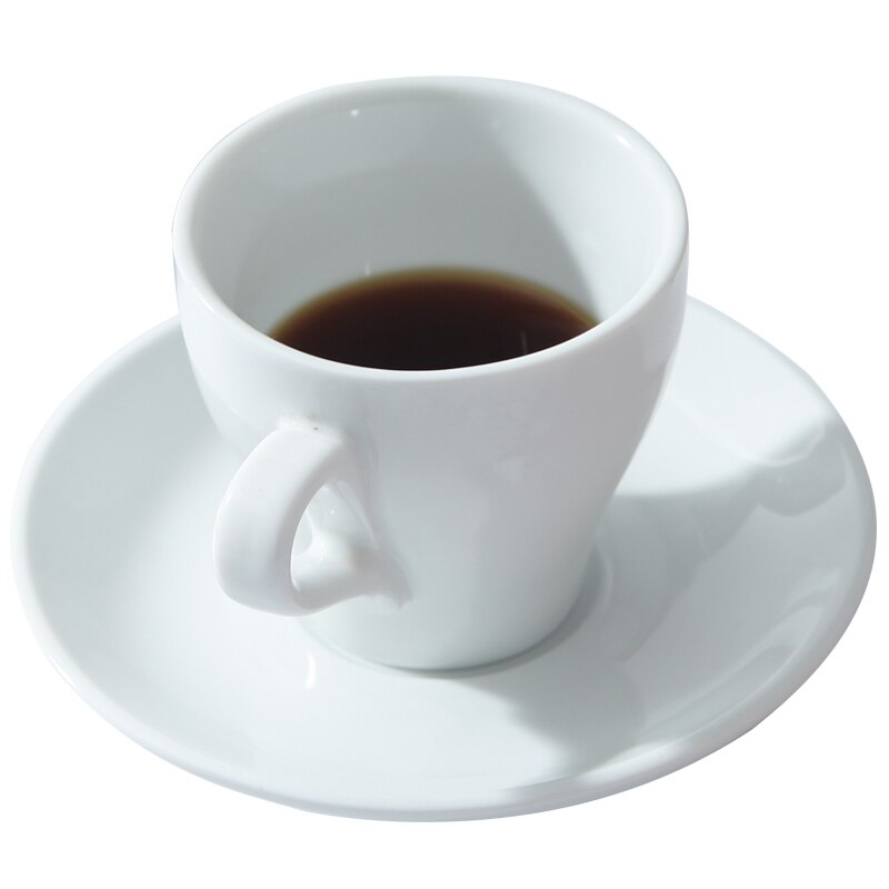 Godteri farge ekspresso kopp og tallerken fargerike 80ml kaffesett italienske amerikanske kaffekopper