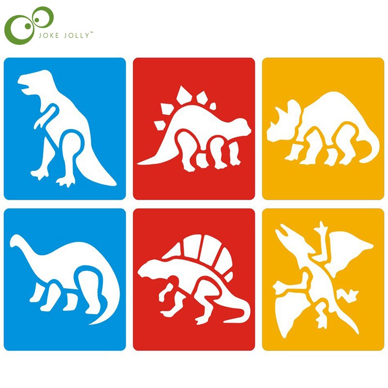 100PCS Scraping Drawing Toys Arts And Crafts For Girls Stocking Art Rainbow Scratch Art Mini Notes With Wooden Stylus WYW: dinosaur