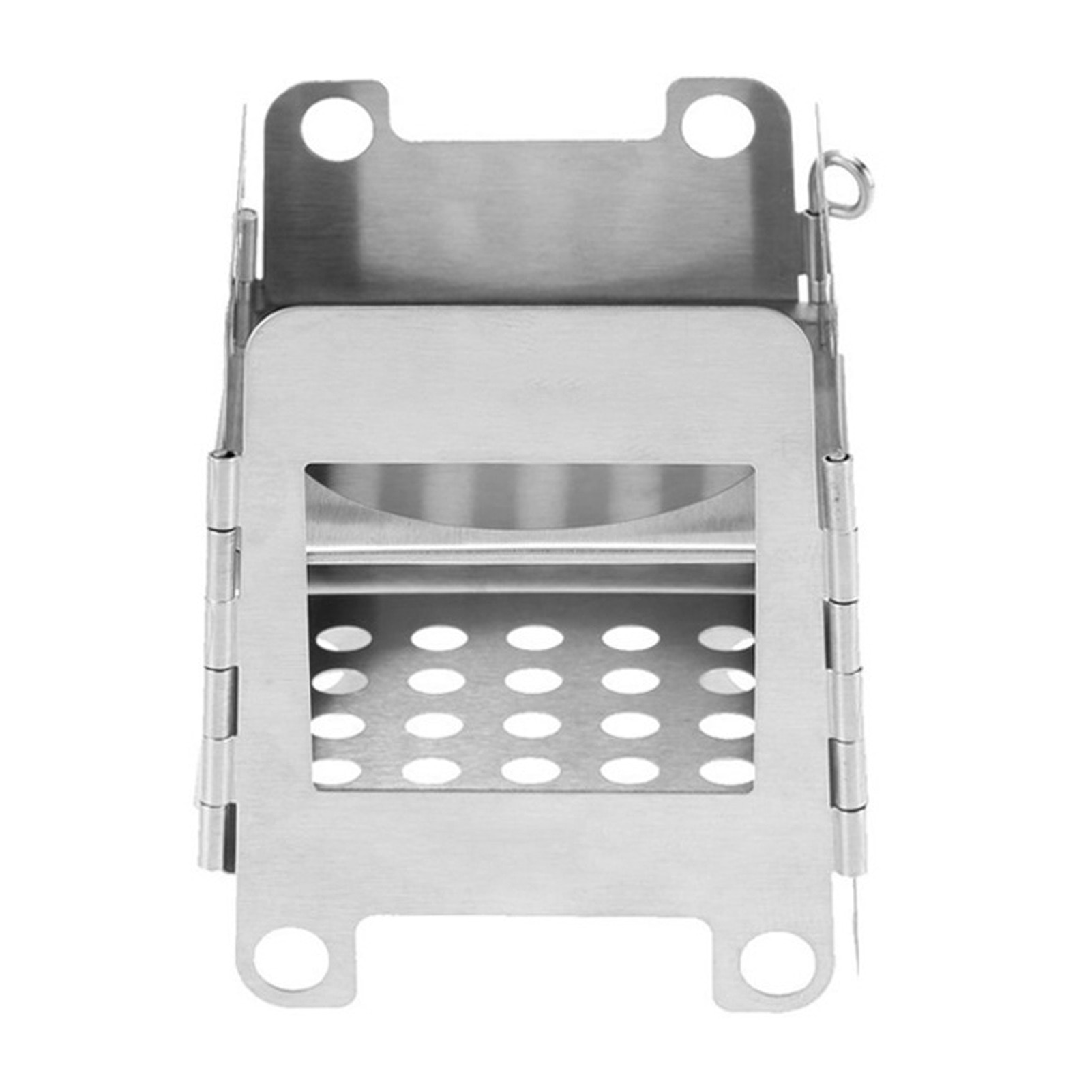 Portable Stainless Steel Camping Stove Outdoor Cooking Stove Hiking Picnic BBQ Wood Burner Pocket Alcohol Burning Furnace Stove