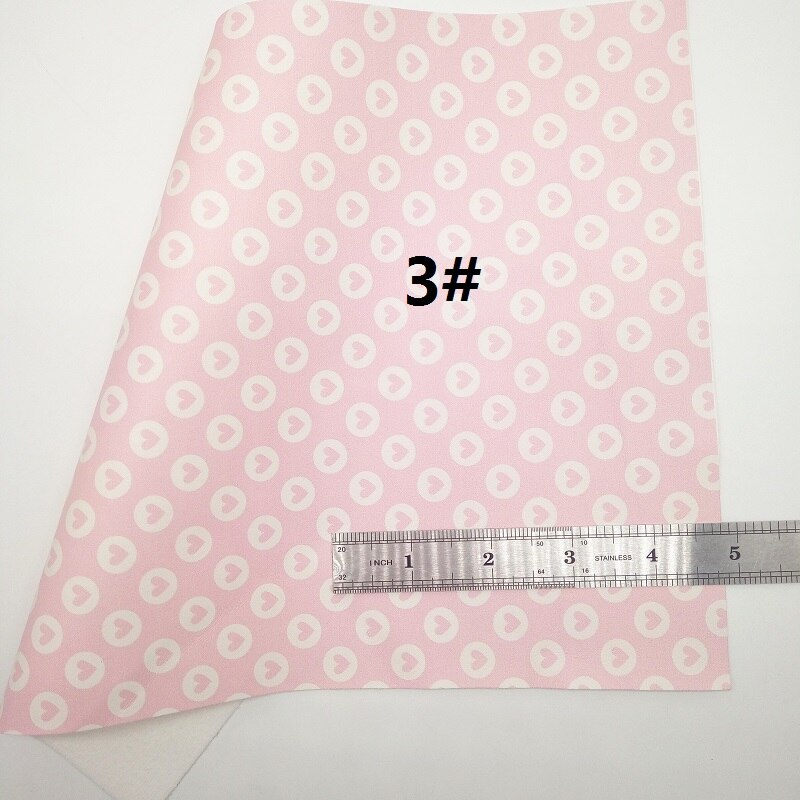 PINK Glitter Fabric, Suede Heart Faux Leather Fabric, Synthetic Leather Sheet For Bows A4 Size 8"x11" Twinkling Ming XM115
