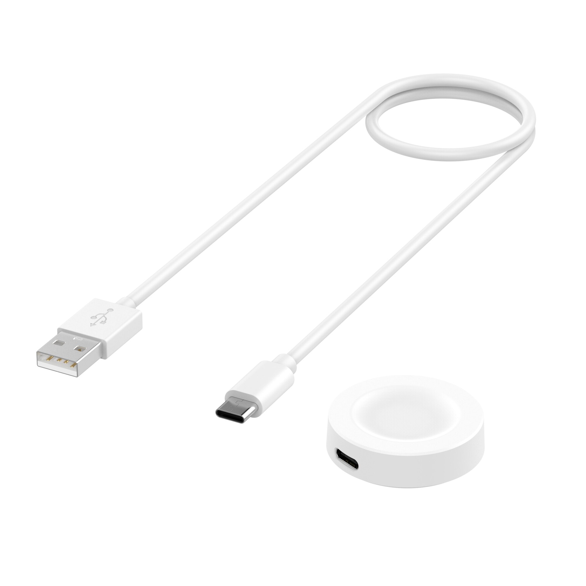Support de chargeur pour Huawei Watch GT2 PRO/GT2 ECG/GT2, station de charge de câble USB sans fil avec accessoires de montre intelligente magnétique: WHITE