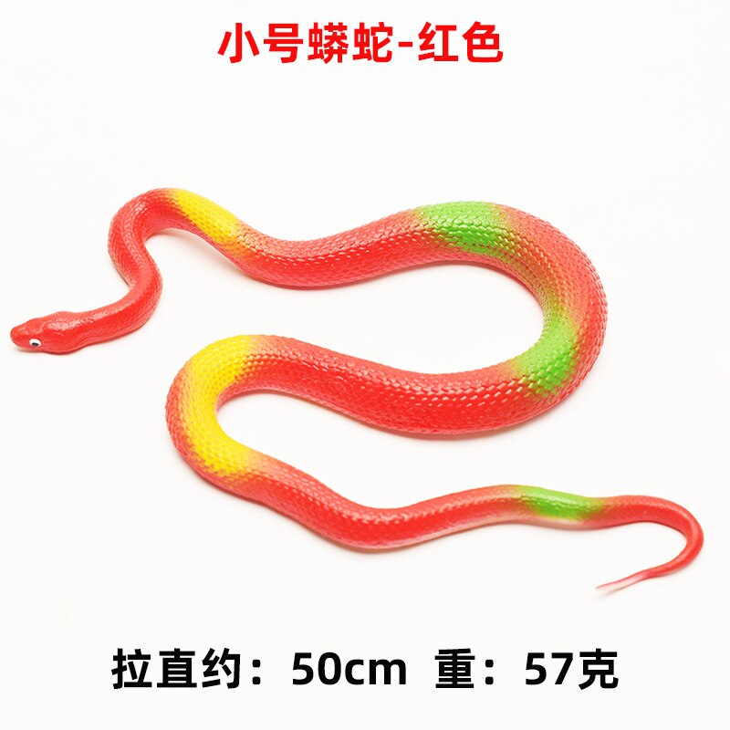 Spoof Speelgoed Simulatie Python Speelgoed Slang Zachte Rubber Lastig Eng Rubber Slang Reptiel Model Schieten Prop Kraam Prank Speelgoed: 3