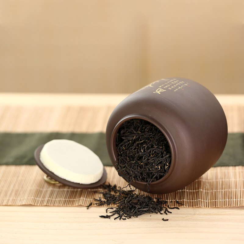 Smell Proof Tea Box Chinese Tea Leaves Container Ceramic Candy Dried Fruit Tea Can Porcelain Jar Cajas De Te Tea Package AC50TE