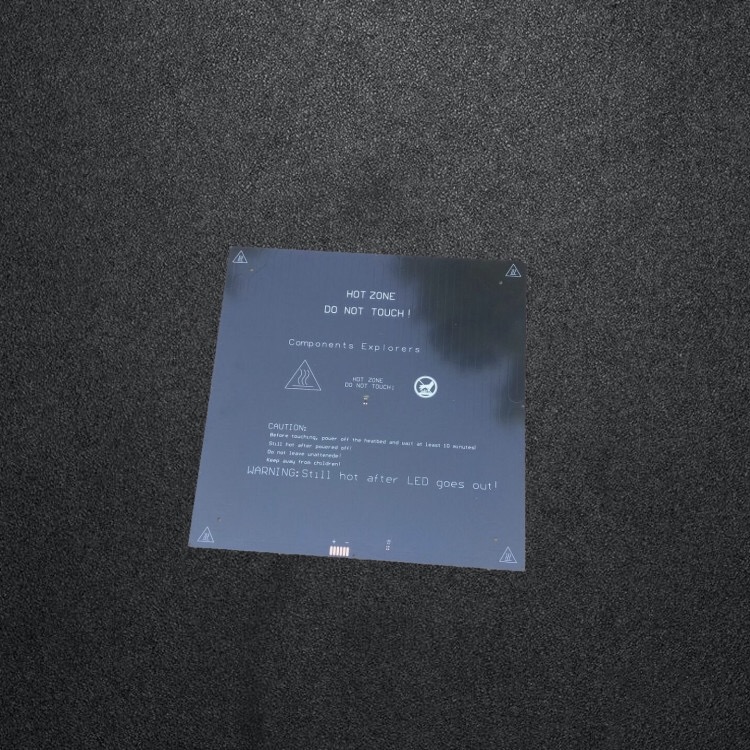 MK2S Verwarmde Bed 410*410*3mm voor HyperCube Evolutie.