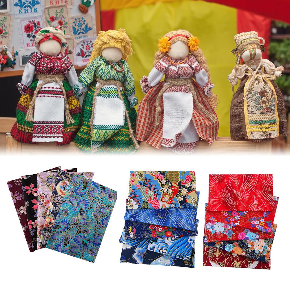 5PCS 20*25CM Cotton Fabric Printed Cloth Sewing Quilting Fabrics for Patchwork Needlework DIY Handmade Accessories