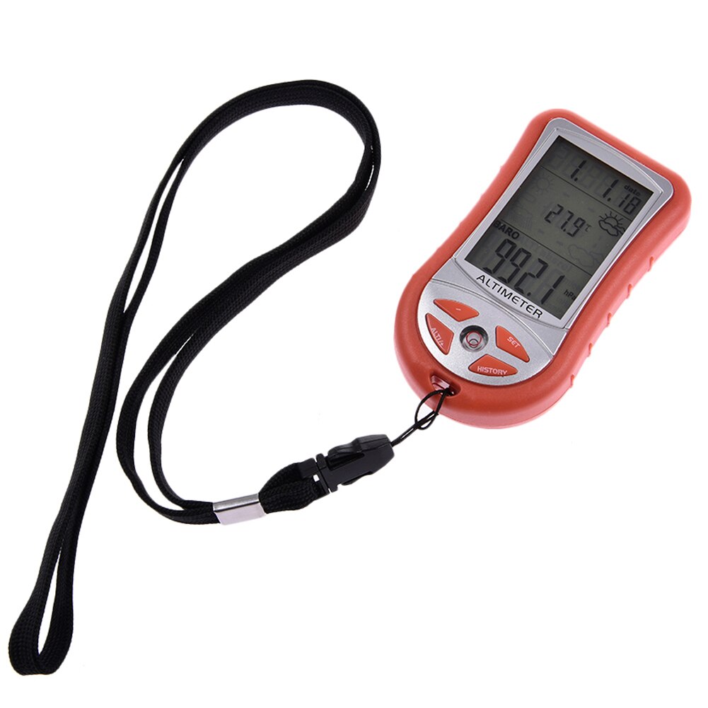 7 In 1 Elektronische Handheld Hoogtemeter Thermometer Weersverwachting Portable Voor Outdoor Camping Wandelen Klimmen Hoogtemeter Gereedschap