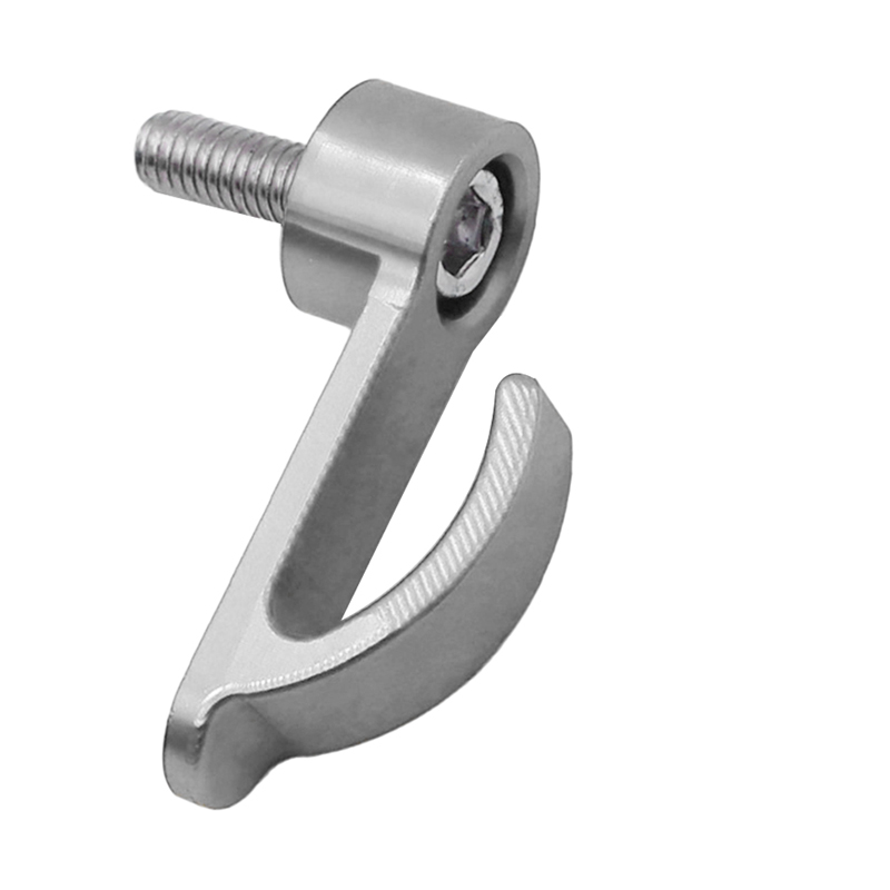 Motorrad Einzigen See Haken Helm Haken Universal- CNC Aluminium Legierung Helm Tasche Haken Halfter Für Schmutz Fahrrad Elektrische Rolle: Elfenbein